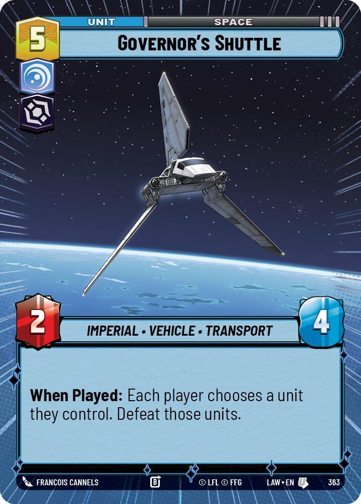 Governor's Shuttle (Hyperspace), A Lawless Time 363