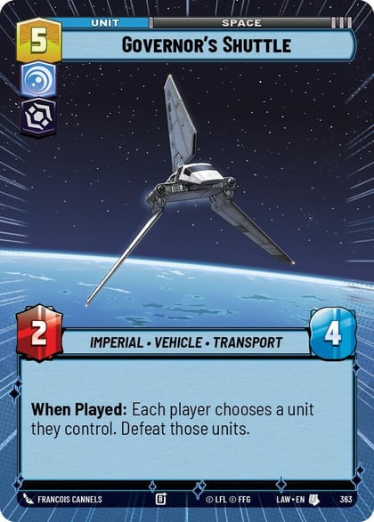 Governor's Shuttle (Hyperspace), A Lawless Time 363