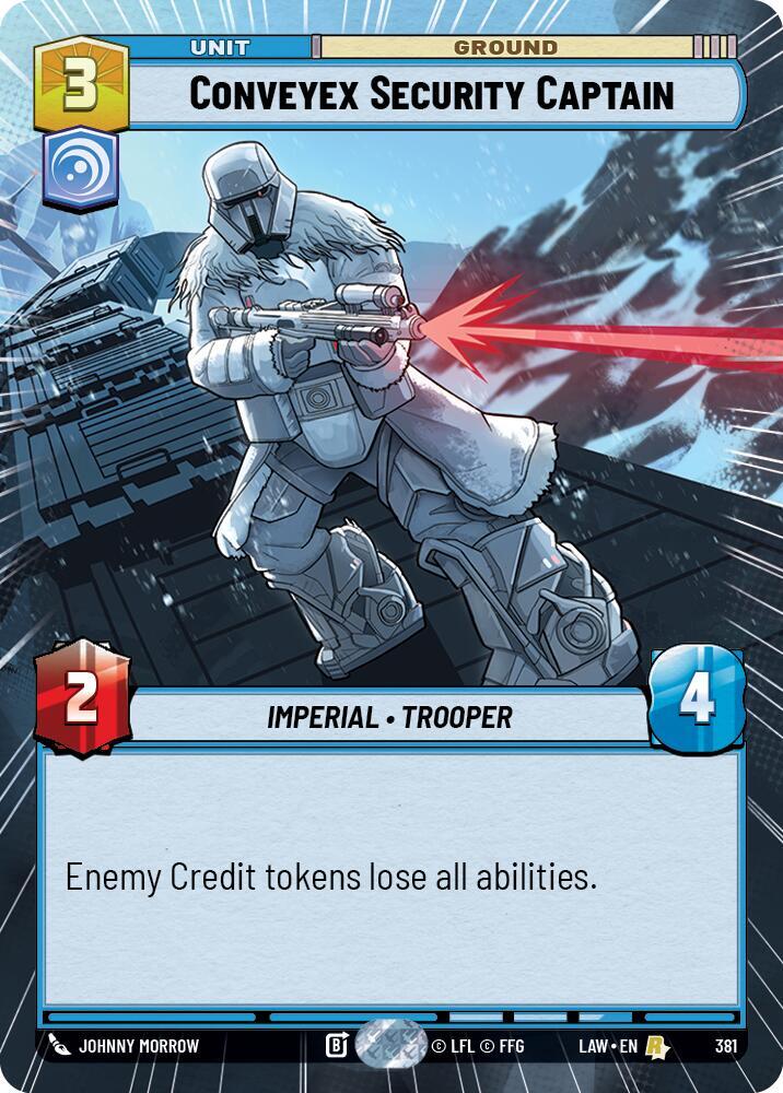 Conveyex Security Captain (Hyperspace), A Lawless Time 381