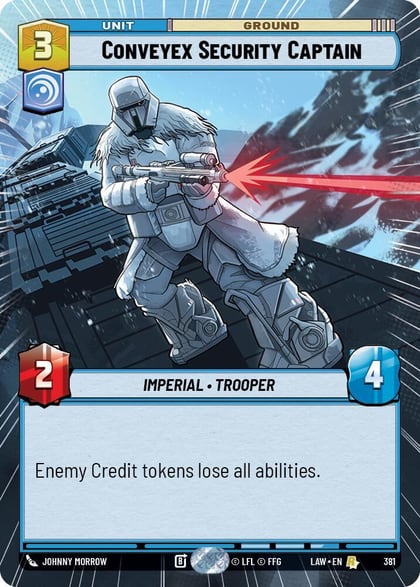 Conveyex Security Captain (Hyperspace), A Lawless Time 381