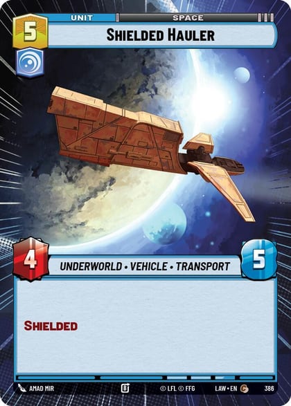 Shielded Hauler (Hyperspace), A Lawless Time 386