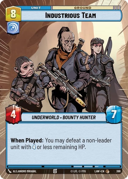 Industrious Team (Hyperspace), A Lawless Time 388