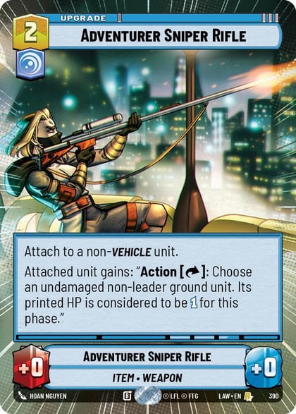 Adventurer's Sniper Rifle (Hyperspace), A Lawless Time 390