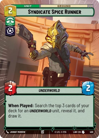 Syndicate Spice Runner (Hyperspace), A Lawless Time 400