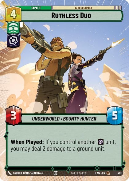 Ruthless Duo (Hyperspace), A Lawless Time 401