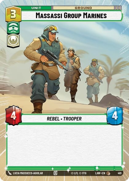Massassi Group Marines (Hyperspace), A Lawless Time 410