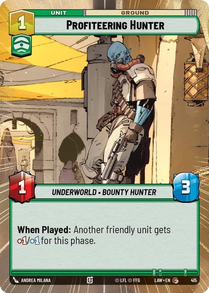Profiteering Hunter (Hyperspace), A Lawless Time 415