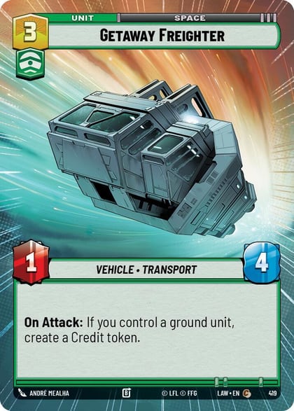 Getaway Freighter (Hyperspace), A Lawless Time 419