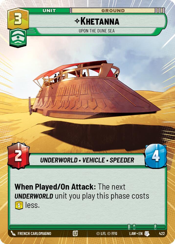 Khetanna - Upon the Dune Sea (Hyperspace), A Lawless Time 422
