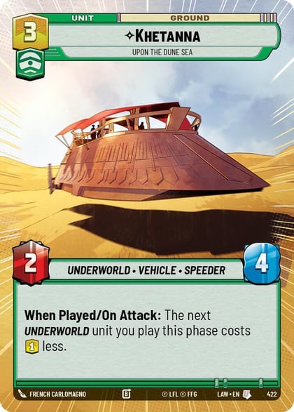 Khetanna - Upon the Dune Sea (Hyperspace), A Lawless Time 422