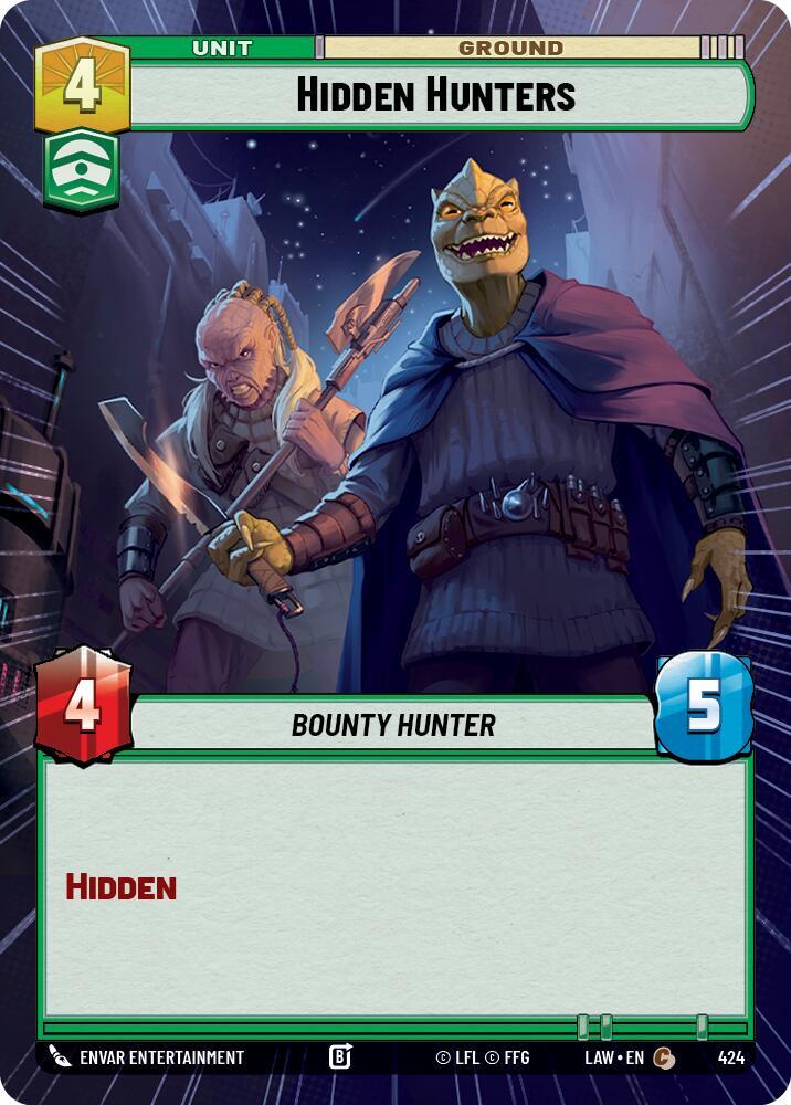 Hidden Hunters (Hyperspace), A Lawless Time 424