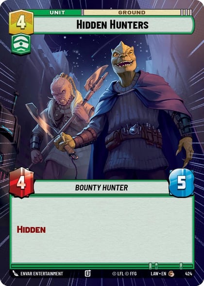 Hidden Hunters (Hyperspace), A Lawless Time 424