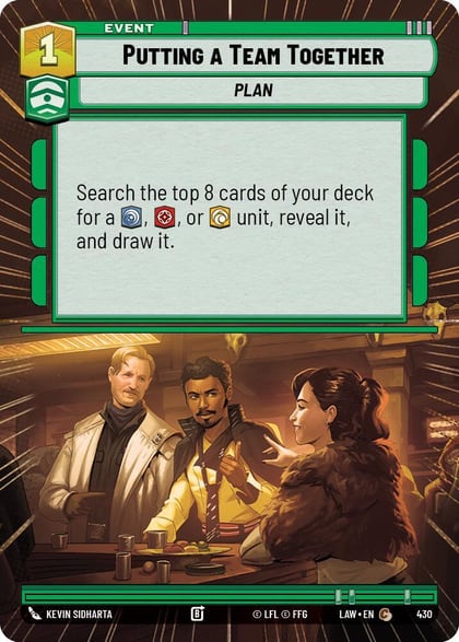 Putting a Team Together (Hyperspace), A Lawless Time 430