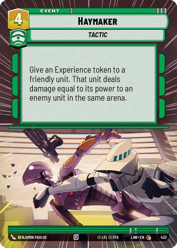 Haymaker (Hyperspace), A Lawless Time 432