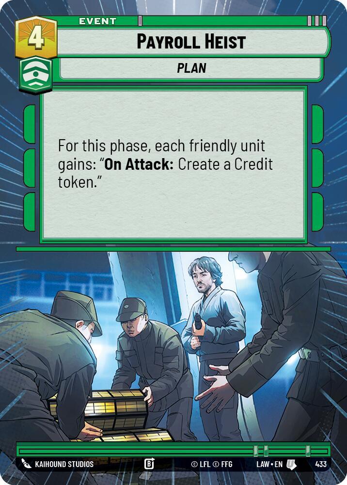 Payroll Heist (Hyperspace), A Lawless Time 433