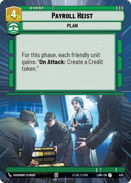 Payroll Heist (Hyperspace), A Lawless Time 433