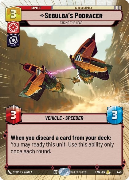 Sebulba's Podracer - Taking the Lead (Hyperspace), A Lawless Time 440