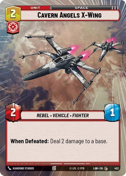 Cavern Angels X-Wing (Hyperspace), A Lawless Time 453