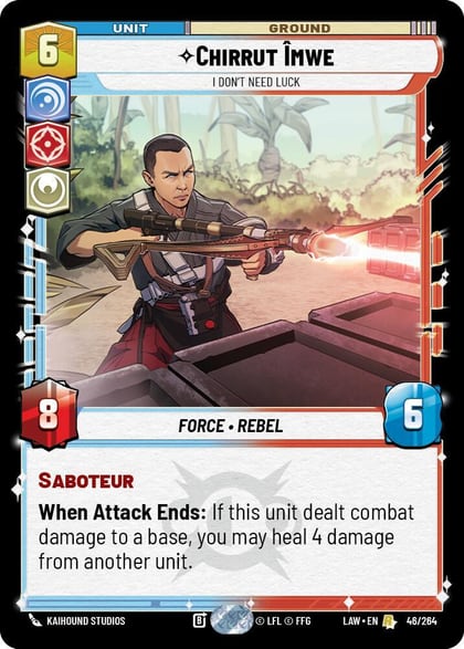 Chirrut Îmwe - I Don't Need Luck, A Lawless Time 46/264