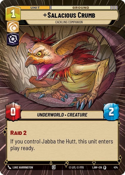 Salacious Crumb - Cackling Companion (Hyperspace), A Lawless Time 474