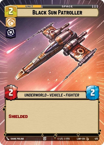 Black Sun Patroller (Hyperspace), A Lawless Time 475