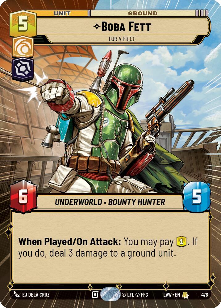Boba Fett - For a Price (Hyperspace), A Lawless Time 478