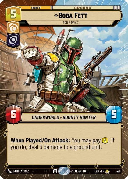 Boba Fett - For a Price (Hyperspace), A Lawless Time 478