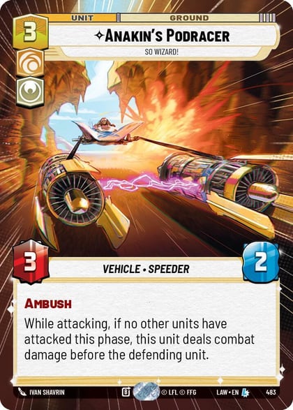 Anakin's Podracer - So Wizard! (Hyperspace), A Lawless Time 483