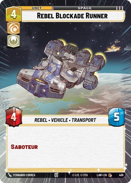 Rebel Blockade Runner (Hyperspace), A Lawless Time 486