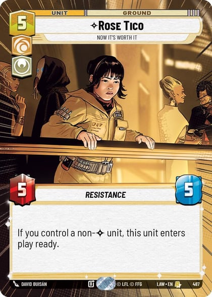 Rose Tico - Now It's Worth It (Hyperspace), A Lawless Time 487