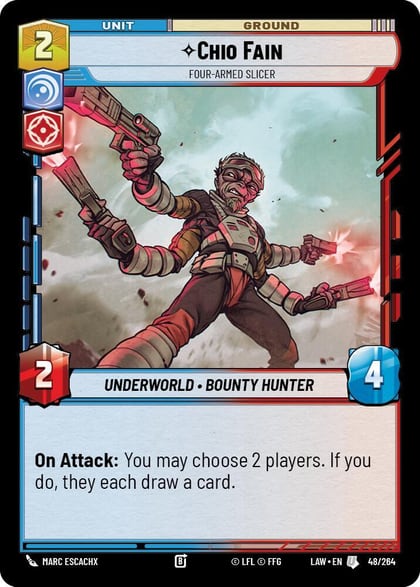 Chio Fain - Four-Armed Slicer, A Lawless Time 48/264