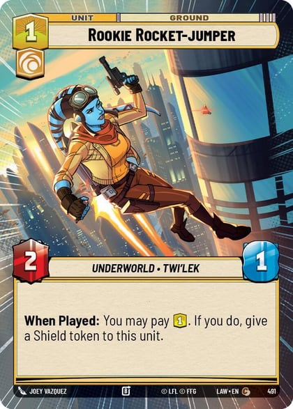Rookie Rocket-jumper (Hyperspace), A Lawless Time 491