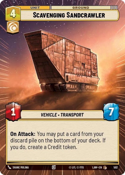 Scavenging Sandcrawler (Hyperspace), A Lawless Time 502