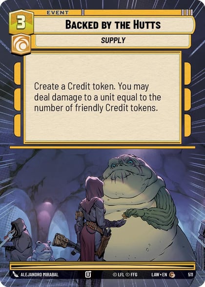 Backed by the Hutts (Hyperspace), A Lawless Time 511