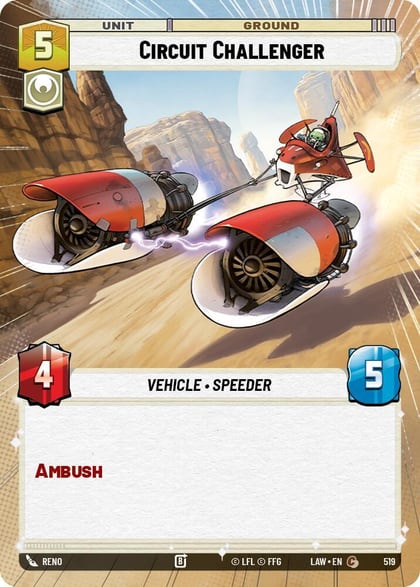 Circuit Challenger (Hyperspace), A Lawless Time 519