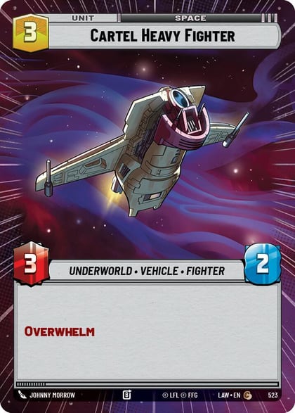 Cartel Heavy Fighter (Hyperspace), A Lawless Time 523