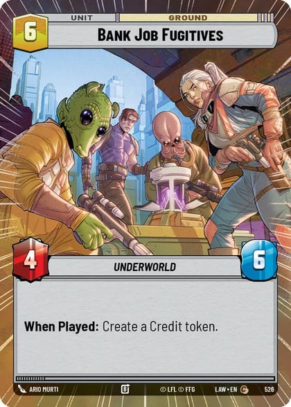 Bank Job Fugitives (Hyperspace), A Lawless Time 526