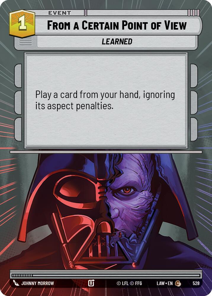 From a Certain Point of View (Hyperspace), A Lawless Time 528