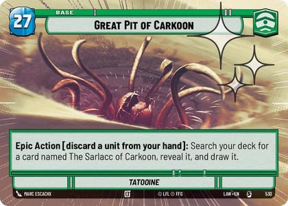 Great Pit of Carkoon (Hyperspace Foil), A Lawless Time 530