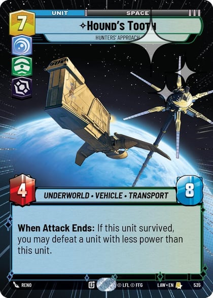 Hound's Tooth - Hunters' Approach (Hyperspace Foil), A Lawless Time 535