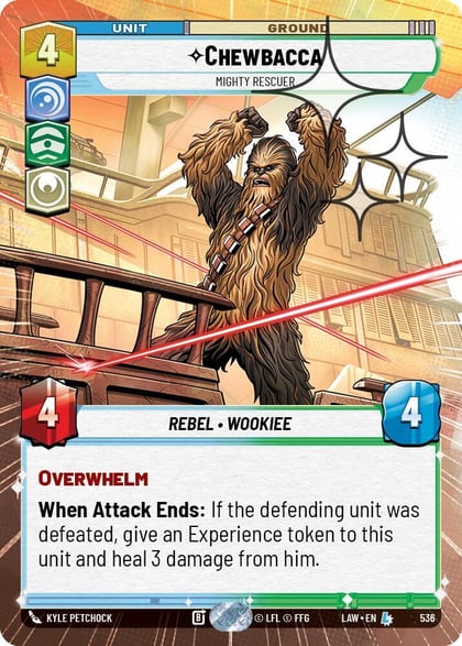 Chewbacca - Mighty Rescuer (Hyperspace Foil), A Lawless Time 536