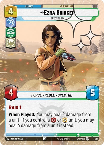 Ezra Bridger - Spectre Six (Hyperspace Foil), A Lawless Time 537