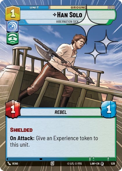 Han Solo - Hibernation Sick (Hyperspace Foil), A Lawless Time 539