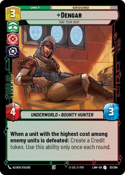 Dengar - Take Your Shot, A Lawless Time 53/264