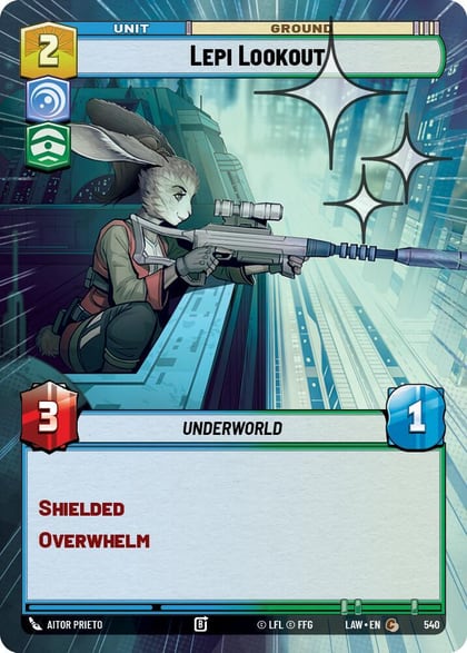 Lepi Lookout (Hyperspace Foil), A Lawless Time 540