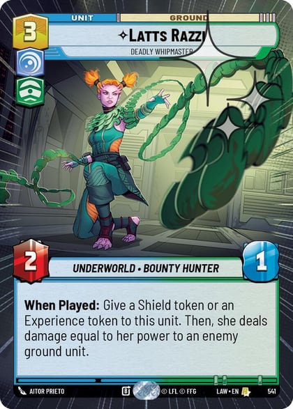 Latts Razzi - Deadly Whipmaster (Hyperspace Foil), A Lawless Time 541