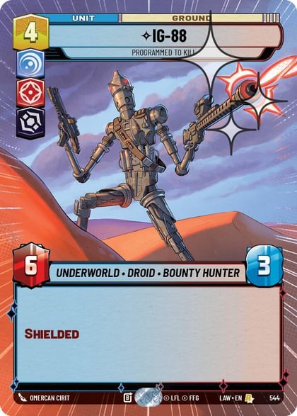 IG-88 - Programmed to Kill (Hyperspace Foil), A Lawless Time 544