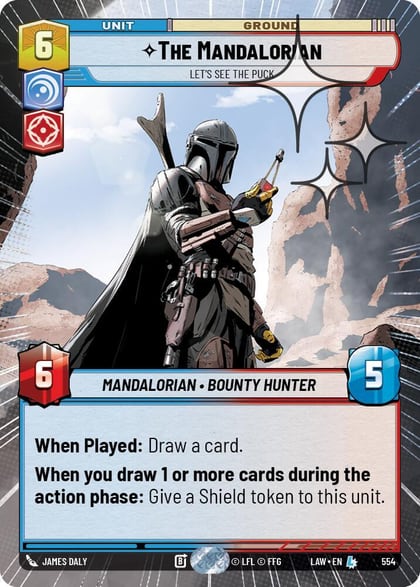 The Mandalorian - Let's See The Puck (Hyperspace Foil), A Lawless Time 554