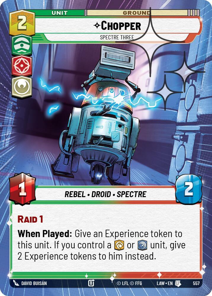 Chopper - Spectre Three (Hyperspace Foil), A Lawless Time 557