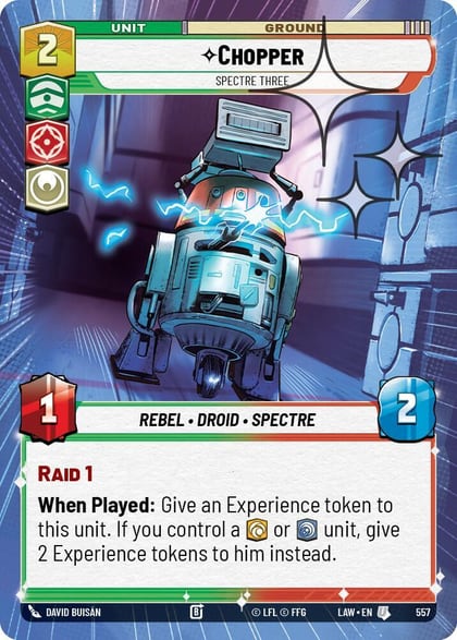 Chopper - Spectre Three (Hyperspace Foil), A Lawless Time 557